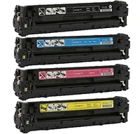 Canon CRG- Laser Toner Cartridge Set Black Cyan Yellow Magenta