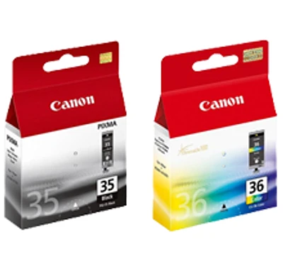 Canon PGI35 / CLI36 Ink / Inkjet CARTRIDGE COMBO Black TRI-COLOR