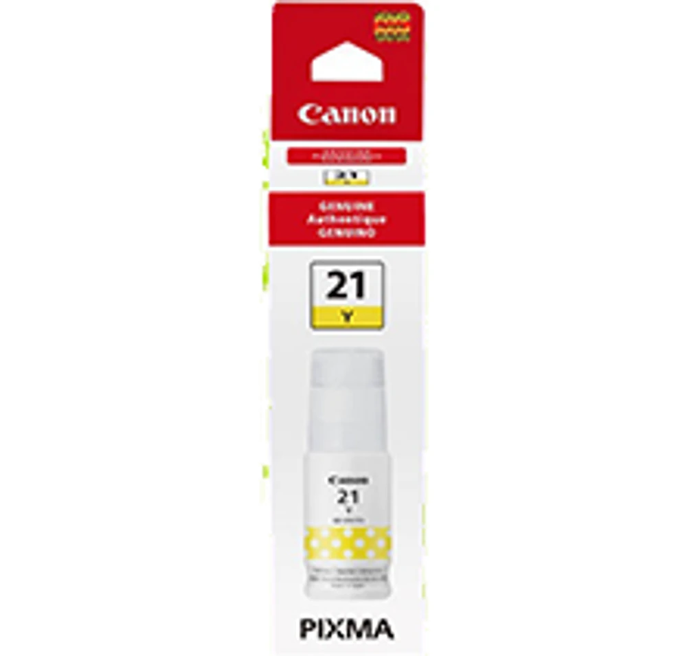 Canon (GI21) Yellow Ink / Inkjet Cartridge