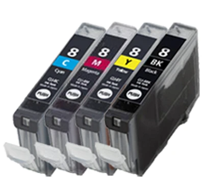 Canon CLI8 Ink / Inkjet Cartridge Set Black Cyan Yellow Magenta