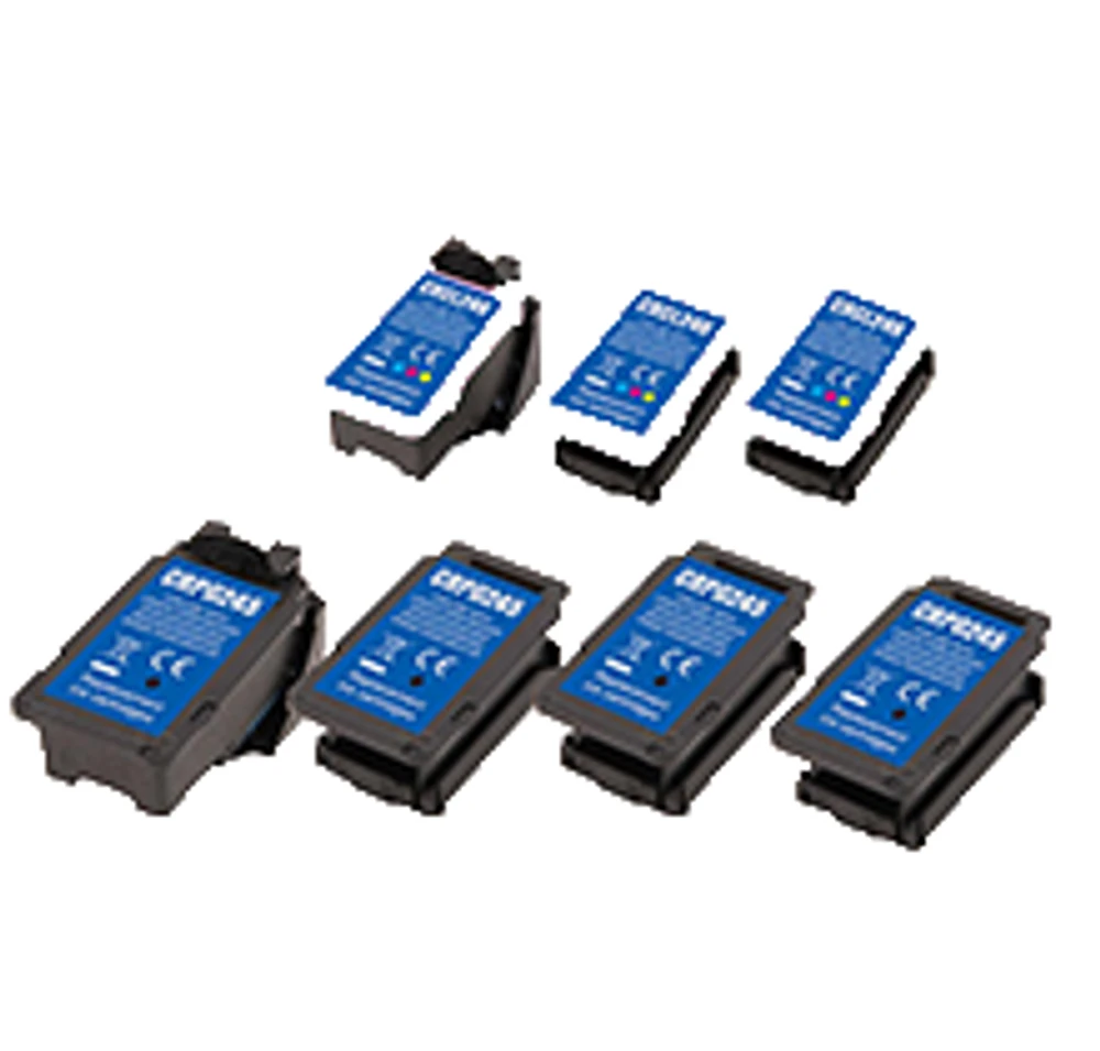 Canon PG-245XL CL-246XL Eco-Saver Ink Cartridge Combo 7 x Cartridges + 2 x Reusable Printhead ( ATTN: The 1st Cartridge in the Printhead Already )