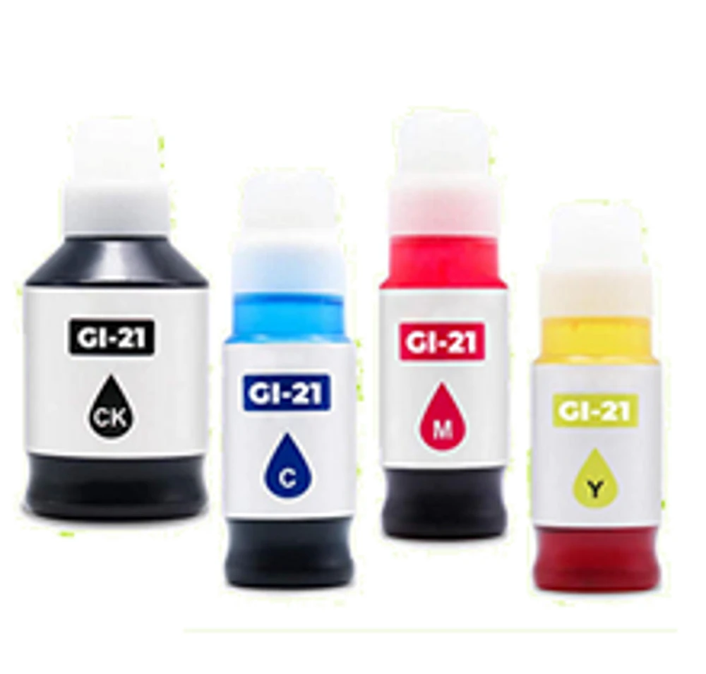 Canon GI21 Ink / Inkjet Cartridge Set Black Cyan Magenta Yellow