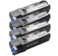 DELL 1320 Laser Toner Cartridge Set Black Cyan Yellow Magenta