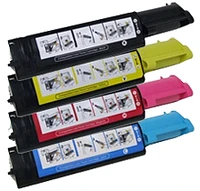 DELL 3010 Laser Toner Cartridge Set Black Cyan Yellow Magenta