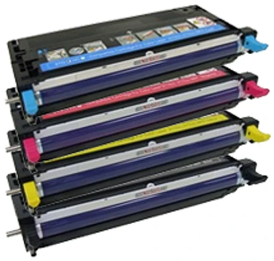 DELL 3115 Laser Toner Cartridges Set Black Cyan Yellow Magenta