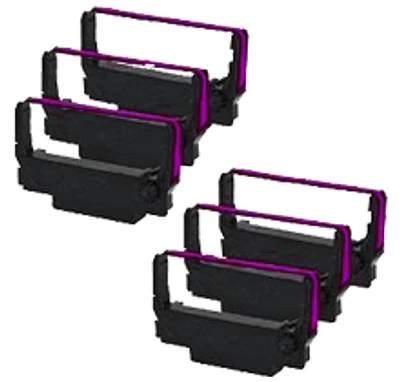 Epson ERC-30PL Ribbons 6-PACK Purple