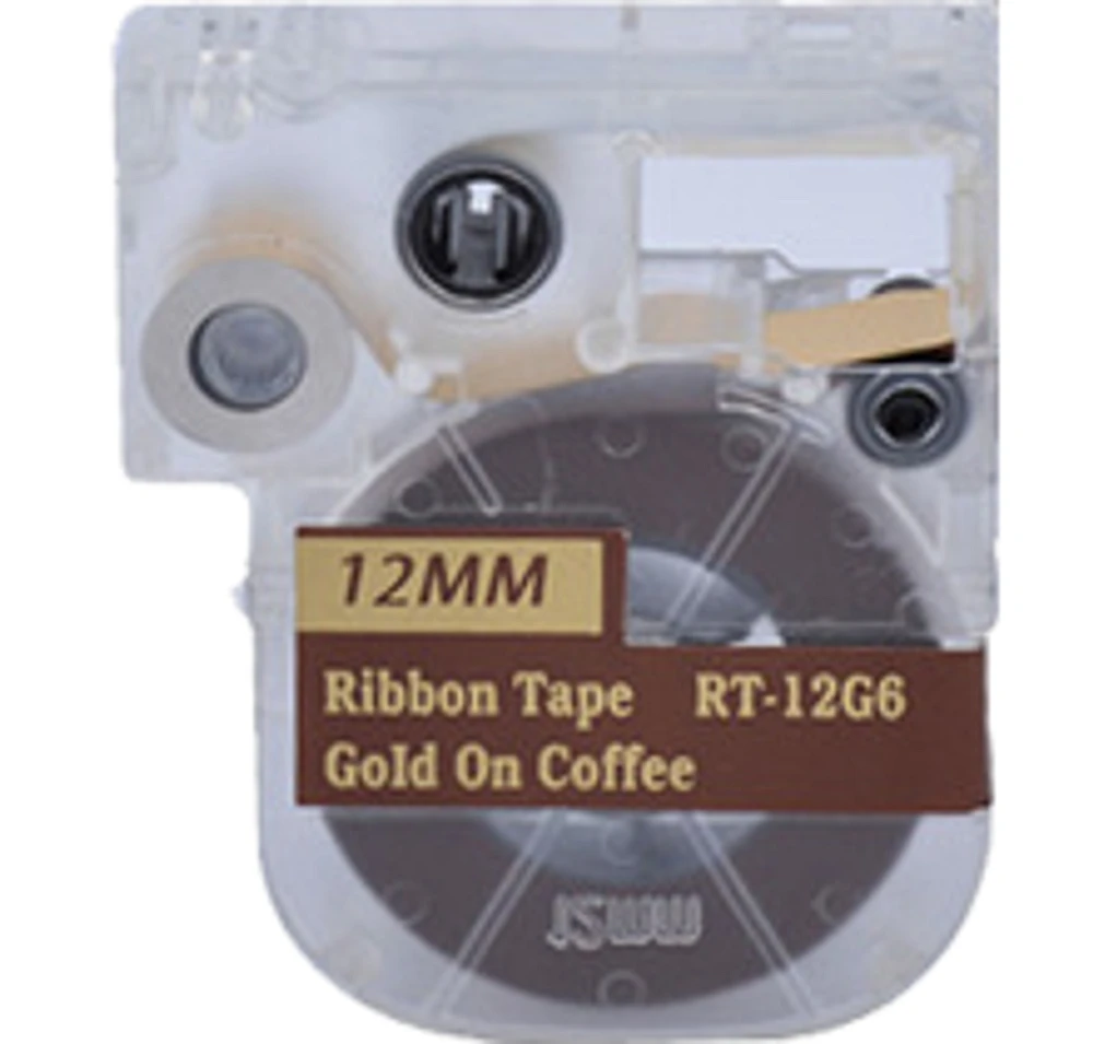 Epson LC-4NKK5 Ribbon Tape Gold on Brown 12MM / 1.5" - 5M / 16FT