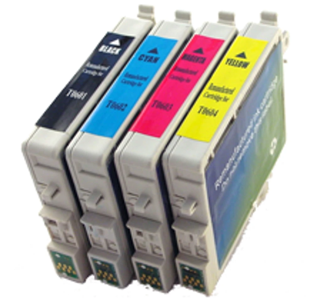 Epson T060 Ink / Inkjet Cartridge Set Black Cyan Yellow Magenta