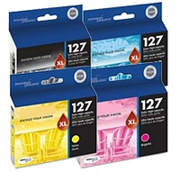 Epson T127 Extra High Yield Ink / Inkjet Cartridge Set Black Cyan Yellow Magenta