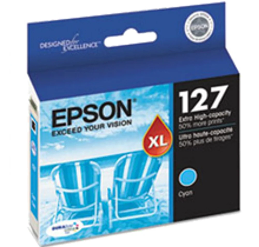 Epson T127220 Extra High Yield Ink / Inkjet Cartridge Cyan