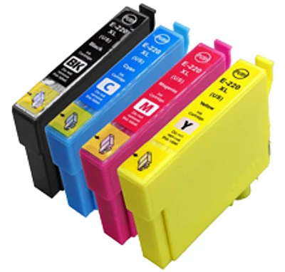 Epson T220XL Ink / Inkjet Cartridge Set Black Cyan Magenta Yellow