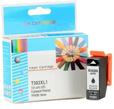 Epson T302XL120 High Yield Photo Black Ink / Inkjet Cartridge