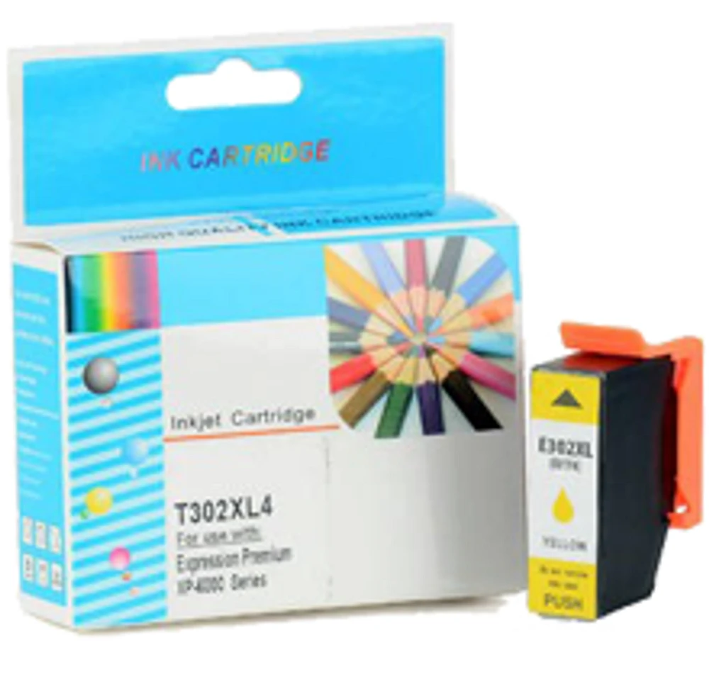 Epson T302XL420 High Yield Yellow Ink / Inkjet Cartridge