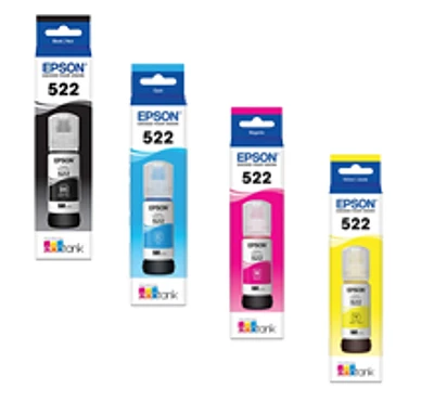 Epson T522 Set Ink / Inkjet Cartridge Black Cyan Magenta Yellow