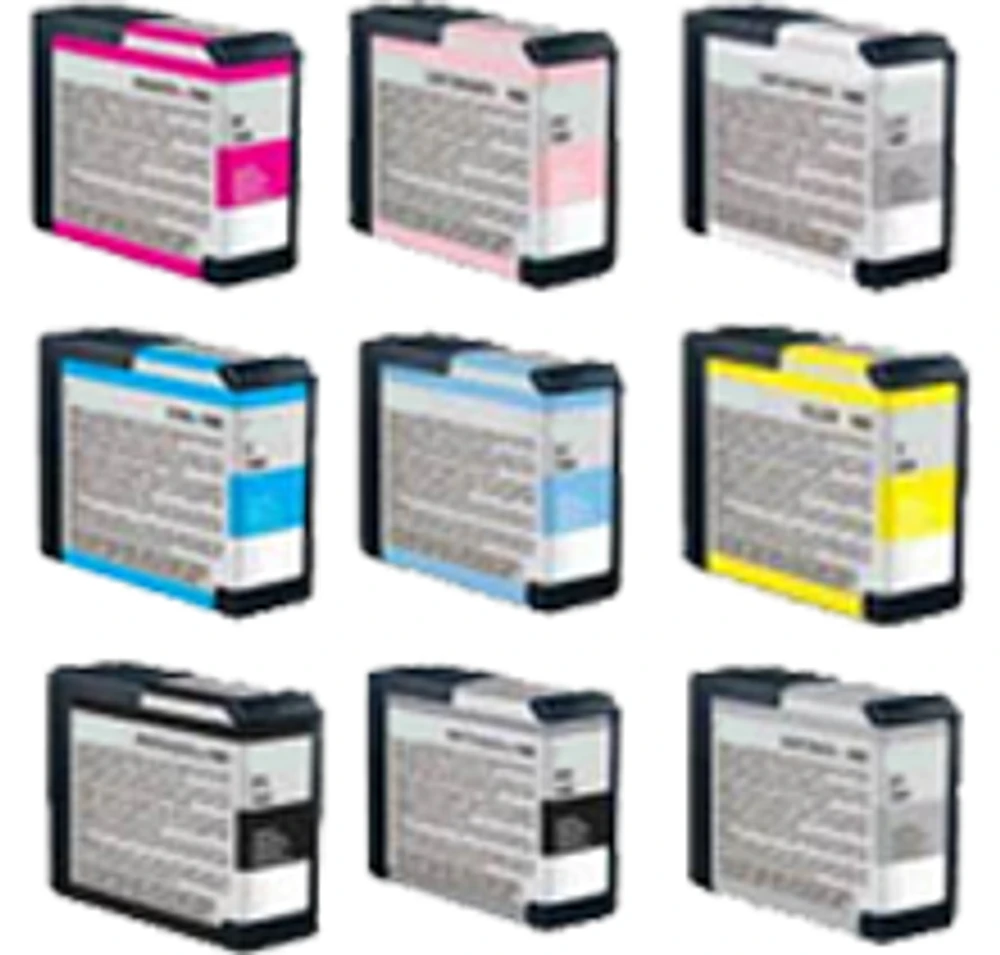 Epson T58 Ink / Inkjet Cartridge Set Photo Black Cyan Yellow Magenta Light Cyan Light Magenta Light Black Matte Black Light Light Black