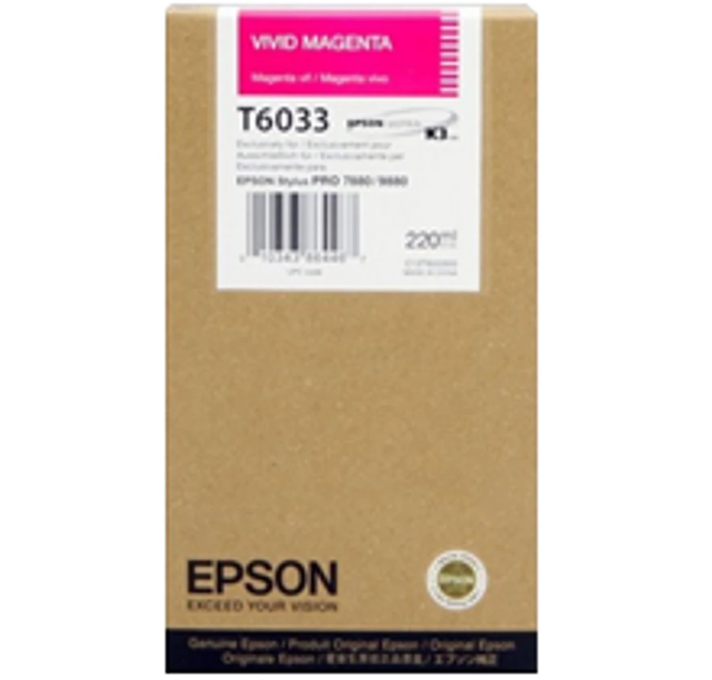 Epson T603300 Ink / Inkjet Cartridge Vivid Magenta