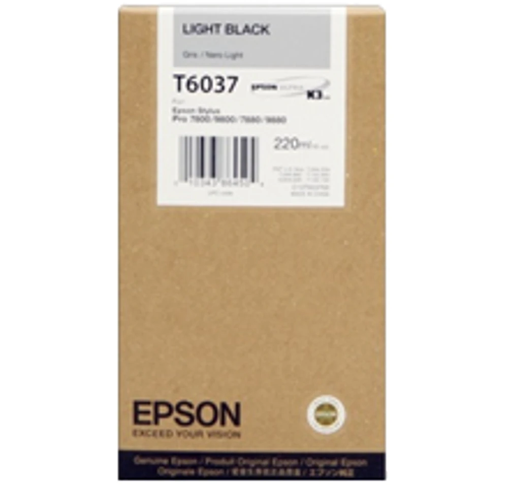 Epson T603700 Ink / Inkjet Cartridge Light Black