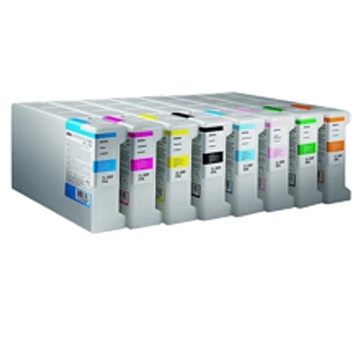 Epson T624 Ink / Inkjet Cartridge Set Black Cyan Magenta Yellow Light Cyan Light Magenta Green Orange