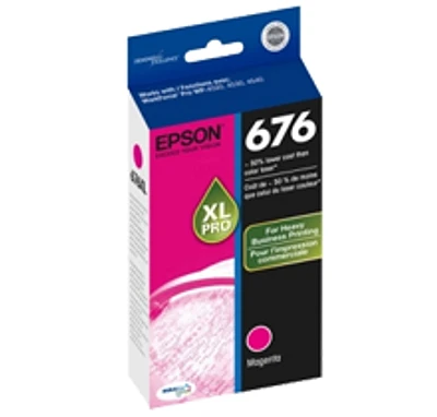 Epson T676XL320 676XL High Yield Ink / Inkjet Cartridge Magenta