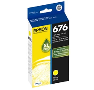 Epson T676XL420 676XL High Yield Ink / Inkjet Cartridge Yellow