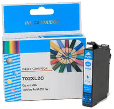 Epson T702XL220 High Yield INK/INKJET Cartridge Cyan