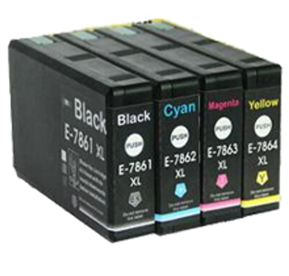 Epson T786XL High Yield Ink / Inkjet Cartridge Set Black Cyan Magenta Yellow