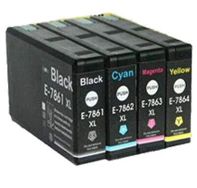 Epson T786XL High Yield Ink / Inkjet Cartridge Set Black Cyan Magenta Yellow