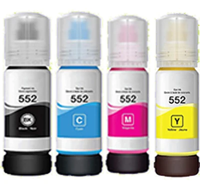 Epson T552 Ink / Inkjet Cartridge Set Black Cyan Magenta Yellow