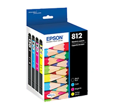 Epson T812 Ink / Inkjet Cartridge Set Black Cyan Magenta Yellow