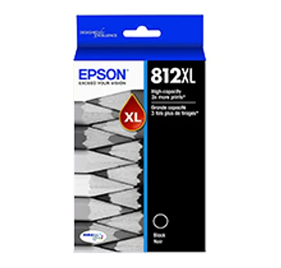 Epson T812XL120 Black Ink / Inkjet Cartridge High Yield