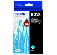 Epson T822XL220 Cyan Ink / Inkjet Cartridge