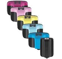 HP 02 Ink / Inkjet Cartridge Set Black Cyan Yellow Magenta Light Cyan Light Magenta