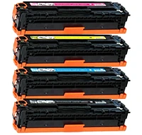 HP 128A Laser Toner Cartridge Set Black Cyan Yellow Magenta