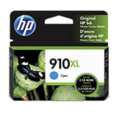 HP OEM-3YL62AN  (910XL) Cyan Ink / Inkjet Cartridge