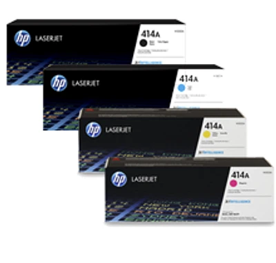 HP 414A Set (414A) Laser Toner Cartridge Set Black Cyan Magenta Yellow