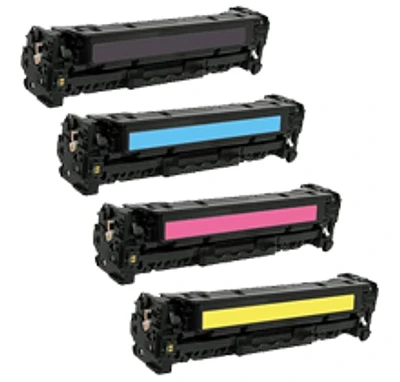 HP 653X Laser Toner Cartridge Set Black (High Yield) Cyan Yellow Magenta