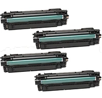 HP 655A Laser Toner Cartridge Set Black Cyan Yellow Magenta