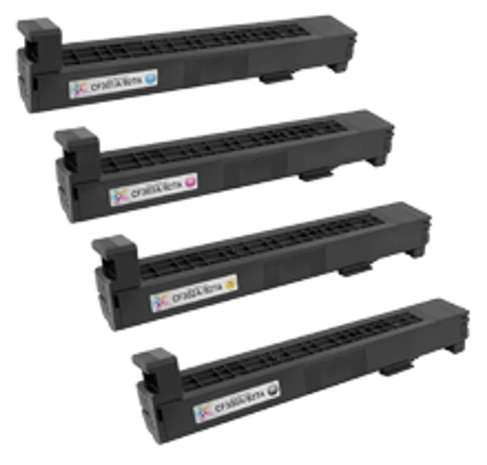 HP 827A Laser Toner Cartridge Set Black Yellow Magenta Cyan