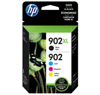 HP T0A39AN (902XL Black + 902 CMY) Ink / Inkjet Cartridge Black Cyan Yellow Magenta Set