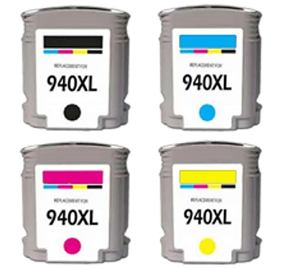 HP 940XL Ink / Inkjet Cartridge Set Black Cyan Yellow Magenta