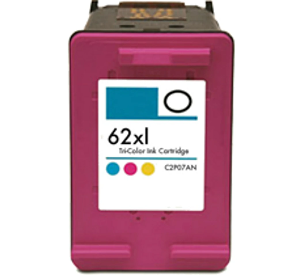 HP C2P07AN (62XL) Ink / Inkjet Cartridge High Yield Tri-Color