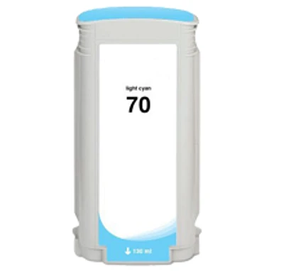 HP C9390A (HP 70) Light Cyan Ink / Inkjet Cartridge