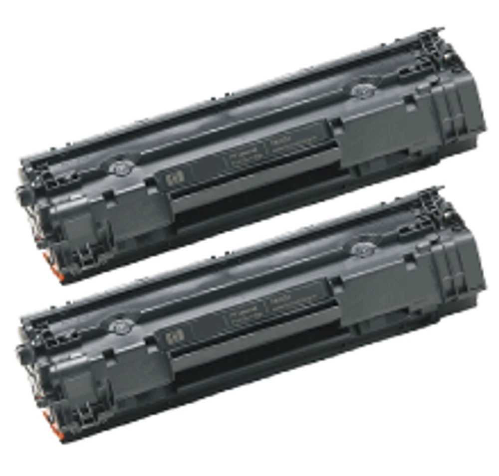 PACK of 2-HP CB435A HP35A Laser Toner Cartridge