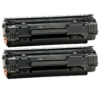 PACK of 2-HP CB436A HP36A Laser Toner Cartridge