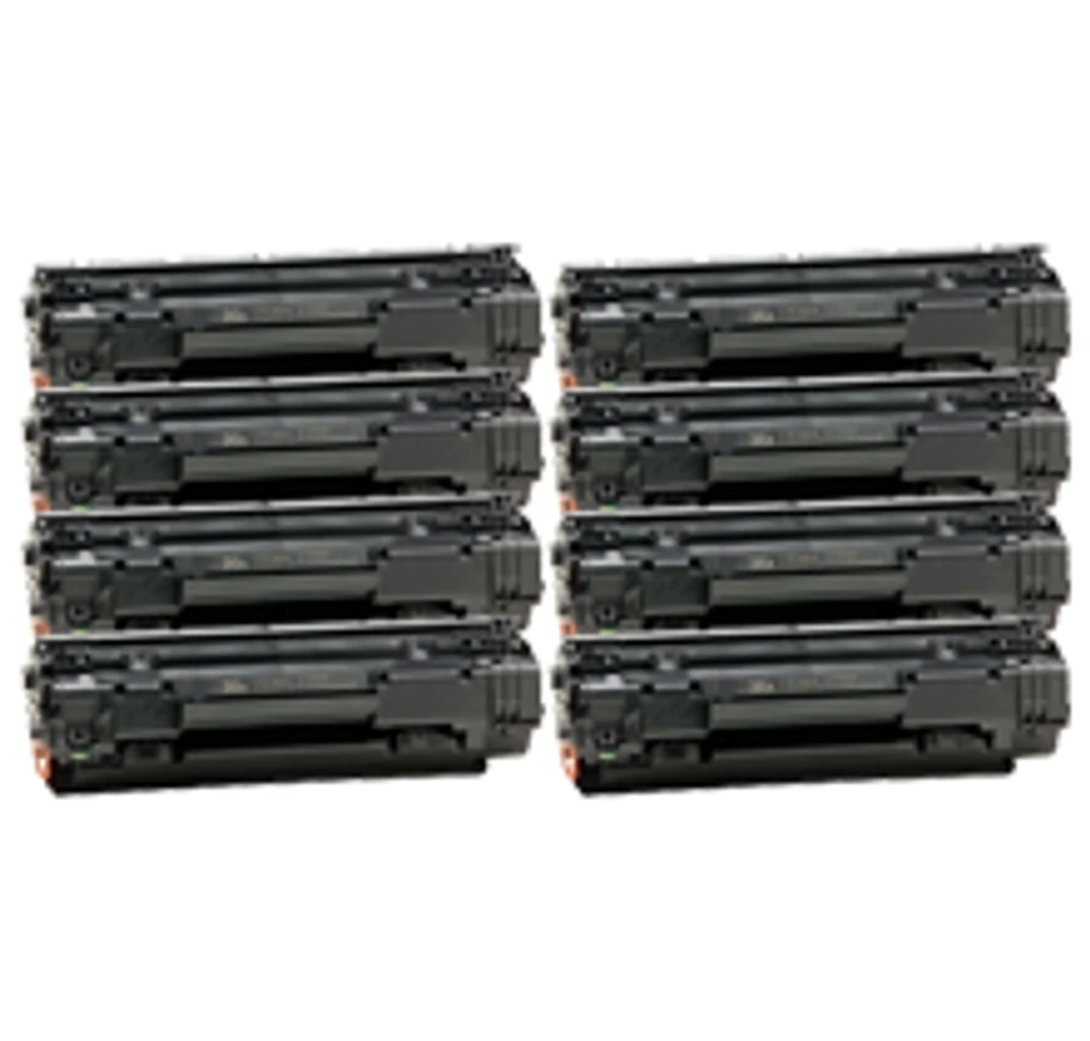 PACK of 8-HP CB436A HP36A Laser Toner Cartridge