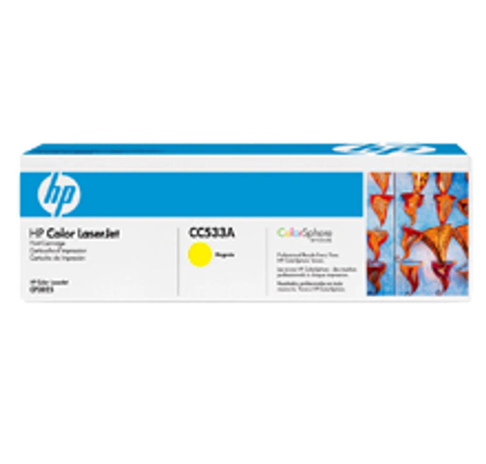 HP CC532A Laser Toner Cartridge Yellow