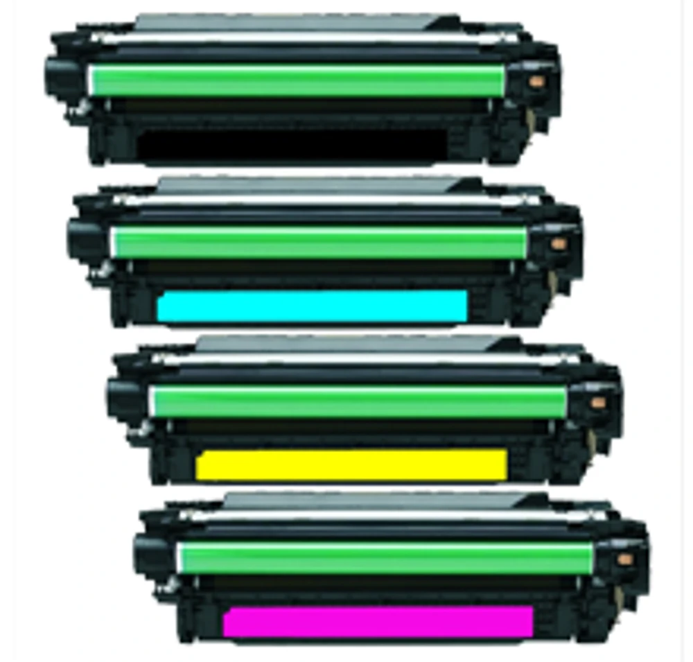 HP CP5525 Laser Toner Cartridge Set Black Cyan Yellow Magenta