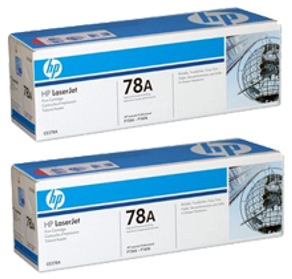 PACK of 2 - HP CE278D Laser Toner Cartridge (Dual Pack)