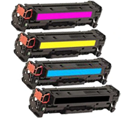 HP 312X Laser Toner Cartridge Set High Yield Black Cyan Yellow Magenta