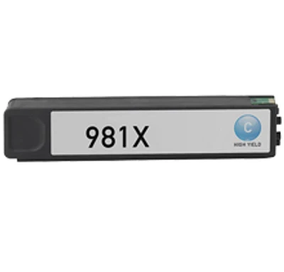 HP L0R09A  (981X) Cyan Ink / Inkjet Cartridge